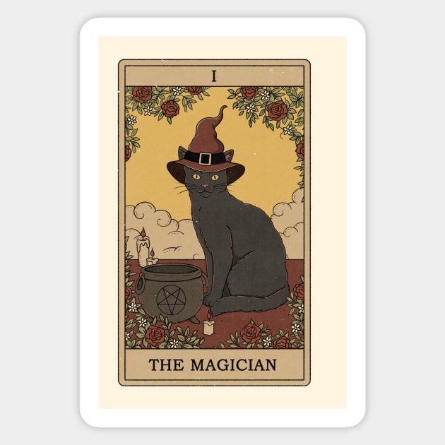 The Magician Sticker by thiagocorrea